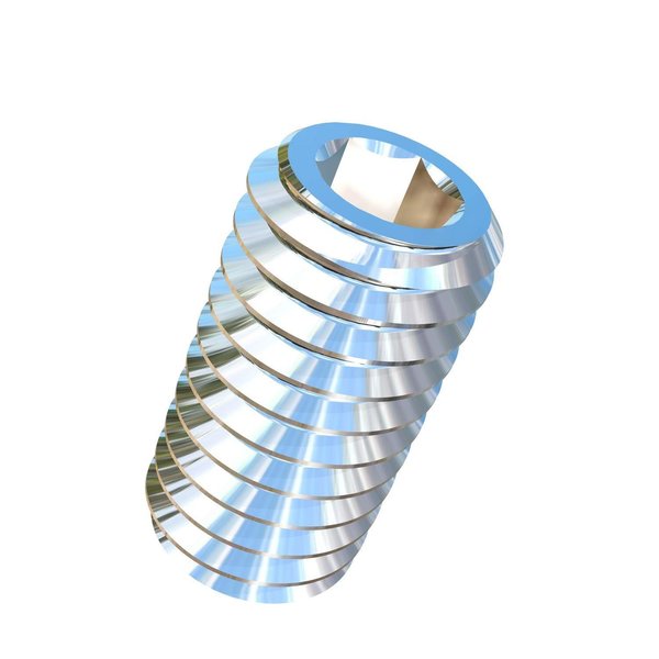 Allied Titanium M4-0.7 Pitch X 8mm  Set Screw, Socket Drive with Cup Point, Grade 2 (CP) 0001789